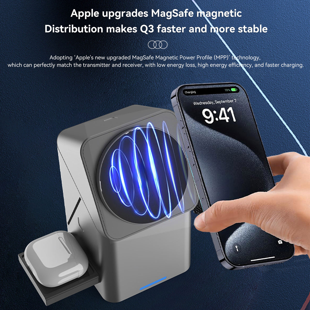 <p>Experience <em>Ultra-Fast Wireless Charging</em></p>