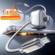 LISEN 69W Retractable Car Charger   شاحن سيارة ليسن 69 واط