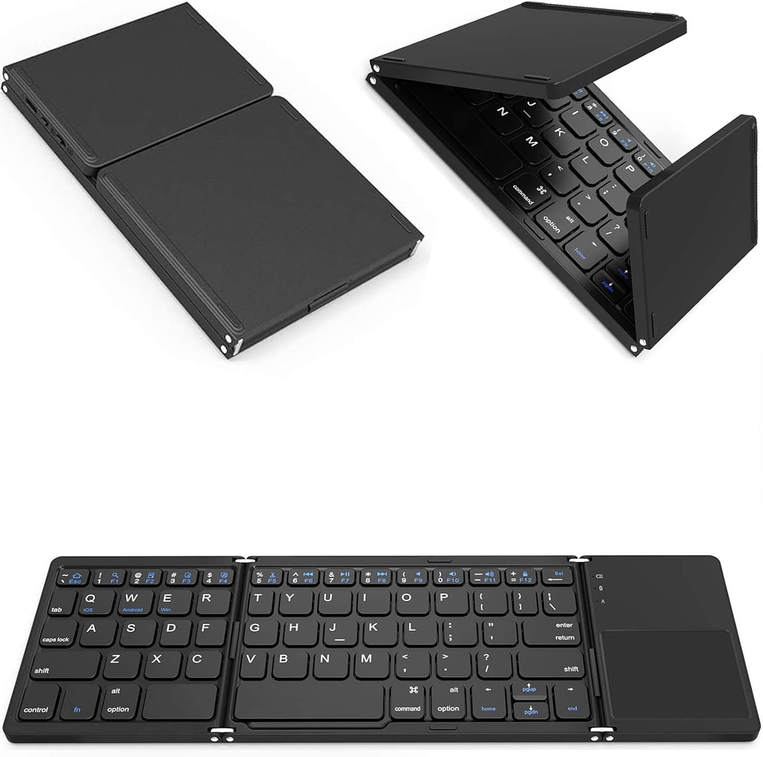 Slim Foldable Wireless Keyboard لوحة مفاتيح لاسلكية قابلة للطي