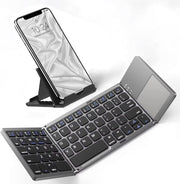 Slim Foldable Wireless Keyboard لوحة مفاتيح لاسلكية قابلة للطي